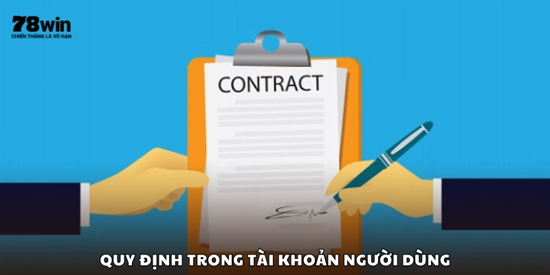 Điều khoản sử dụng tài khoản