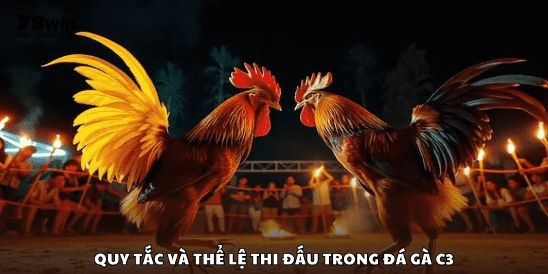 Quy tắc và thể lệ thi đấu trong đá gà C3