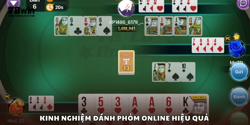 Kinh nghiệm đánh Phỏm online hiệu quả