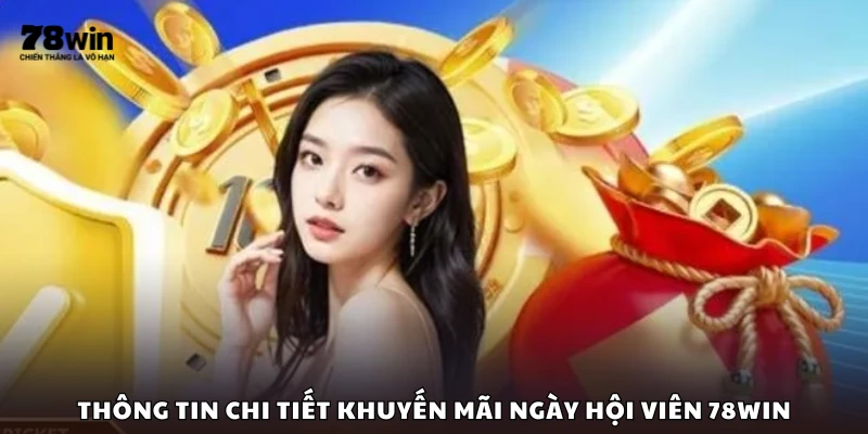 Ưu đãi nổi bật trong sự kiện Ngày Hội Viên 78Win